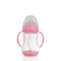 Großhandel 240ML PP Kunststoff Baby Sippy Cup Trinkbecher Wasserflasche mit Stroh